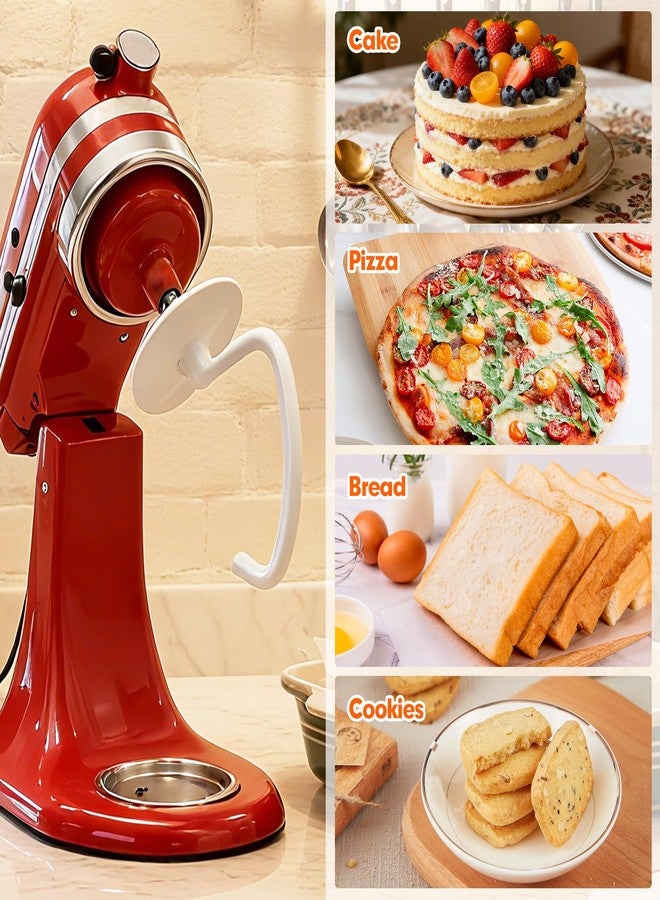 YIFOCUS Dough Hook Replacement for 4.5-5 Quart Tilt-Head Stand Mixers, Coated C-Shaped Bread Hook Attachment for Kneading Bread, Pizza, and Yeast Dough, Durable Mixer Accessory for Home Baking - Image 4